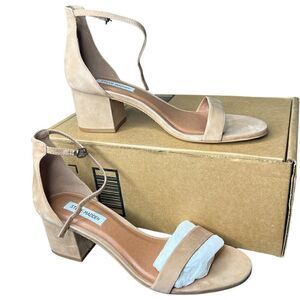 NEW Steve Madden Women’s Irenee Sandal Sand Nubuck 10M